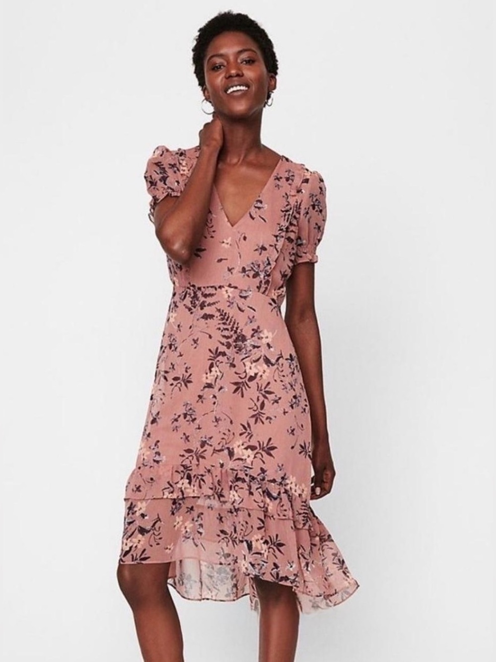 EXPRESS Floral Dress Size S/P